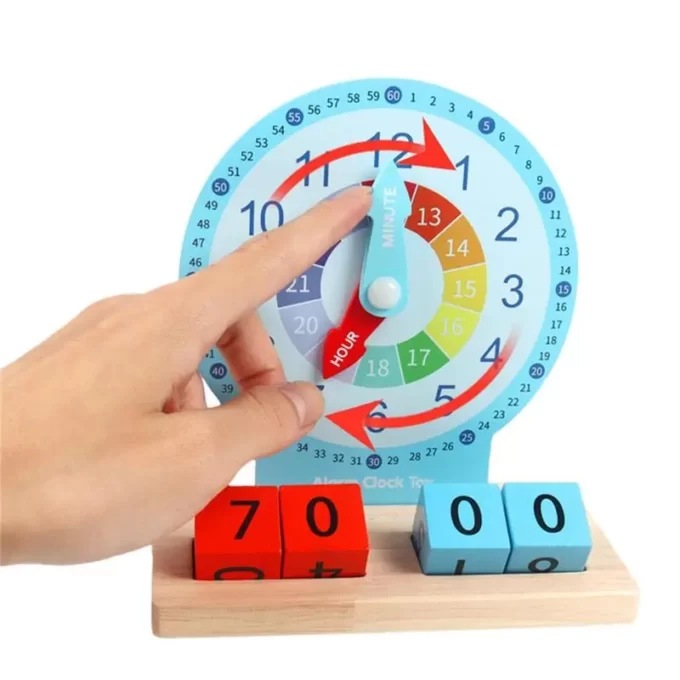 Обучающий набор Монтессори "Учимся определять время" Arlam clock toy