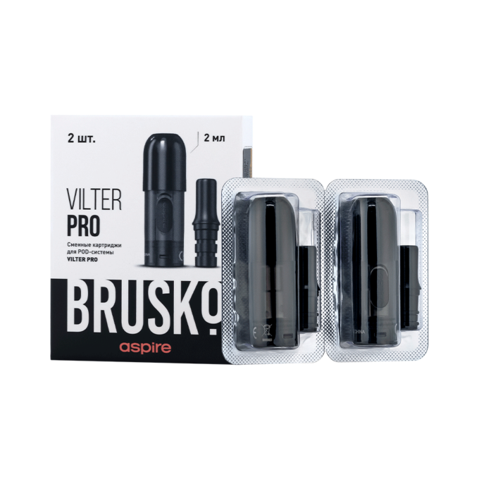 Сменный картридж BRUSKO VILTER PRO, 2 мл, 1.2 Ом, 1 шт, (в упак. 2 шт)