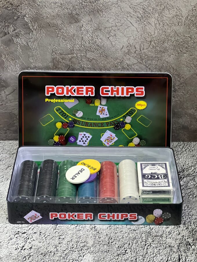 Набор для покера «Professional Poker Chips», 300 фишек