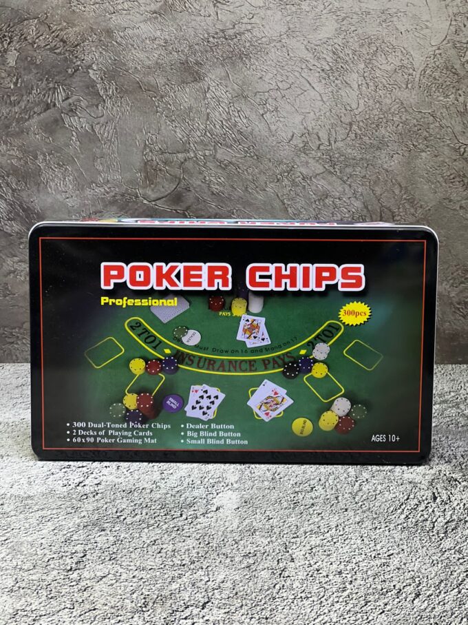 Набор для покера «Professional Poker Chips», 300 фишек