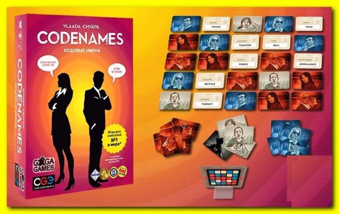 Настольная игра Codenames Хит. Свой среди чужих, чужой среди своих