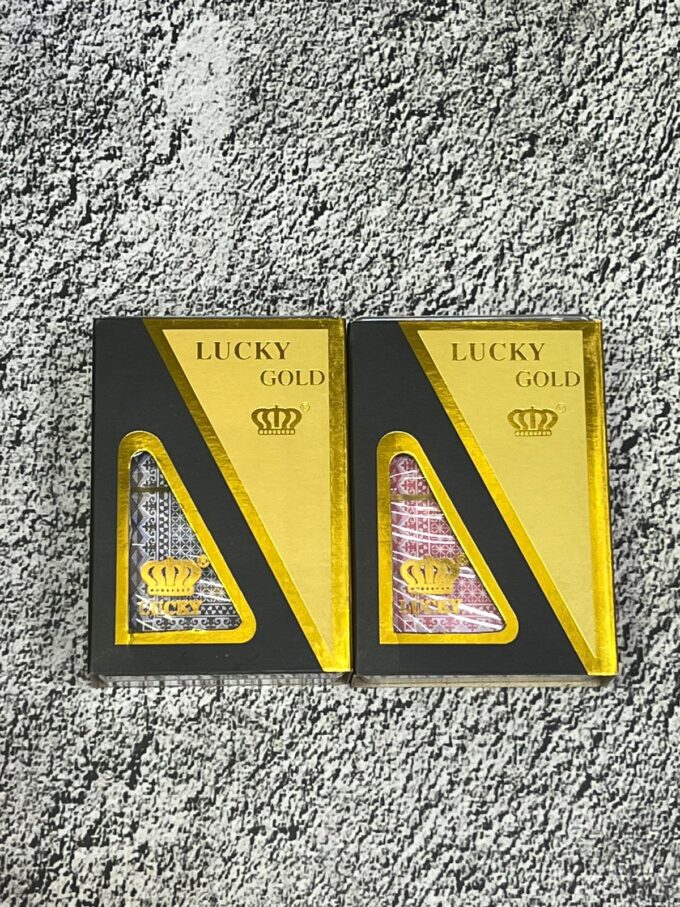 Карты игральные пластиковые "Lucky Gold"