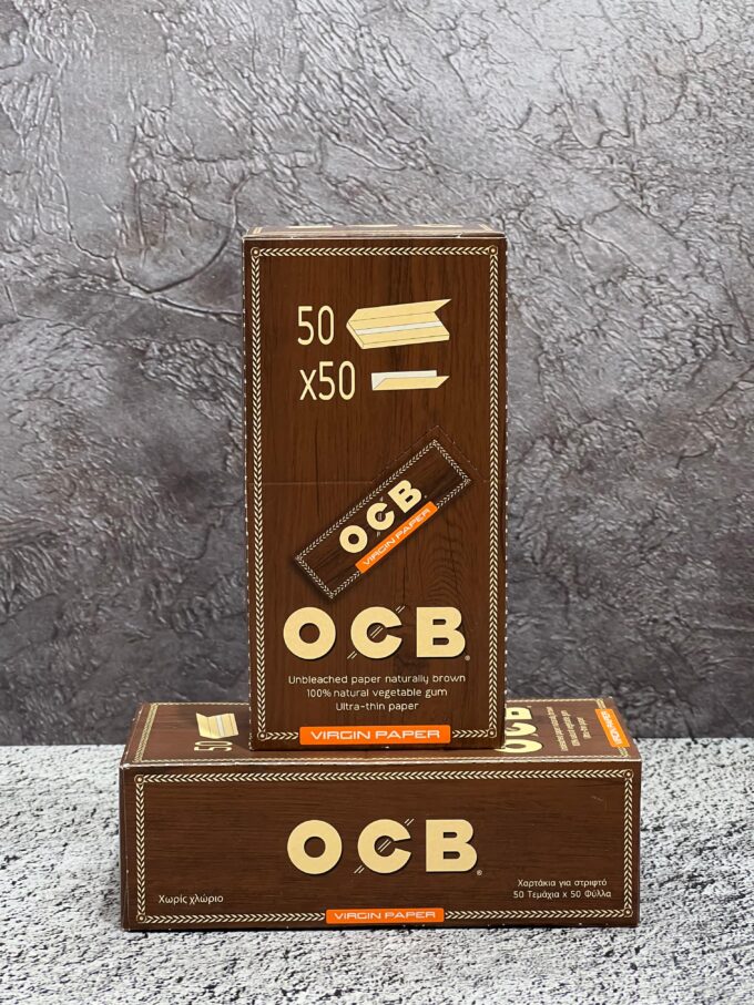 Бумага для самокруток  OCB Unbleached Virgin Paper (50пач х 50лист)