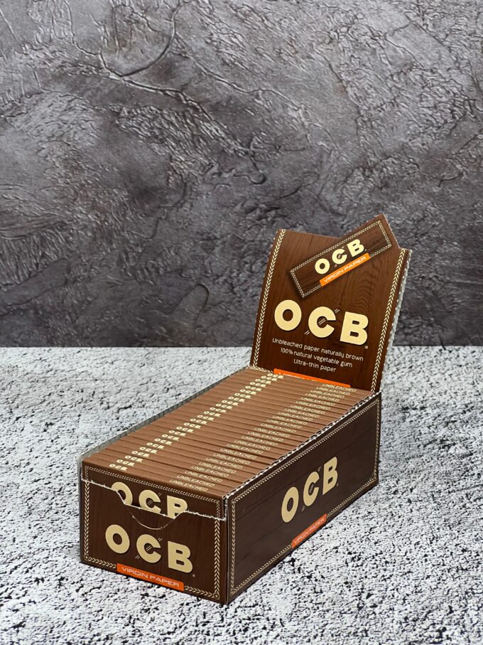 Бумага для самокруток  OCB Unbleached Virgin Paper (50пач х 50лист)