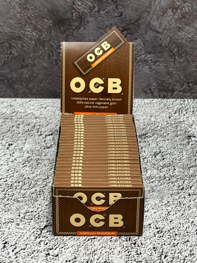 Бумага для самокруток  OCB Unbleached Virgin Paper (50пач х 50лист)