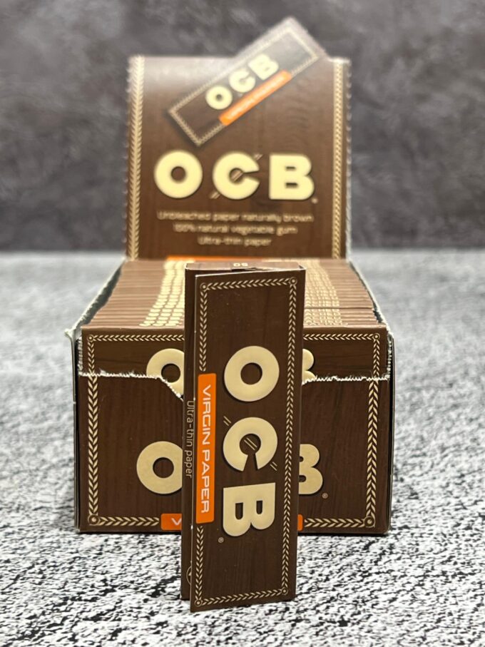 Бумага для самокруток  OCB Unbleached Virgin Paper (50пач х 50лист)