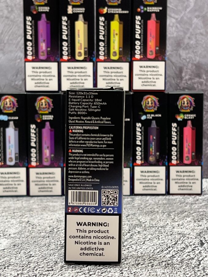 Dummy Vapes 8000 тяг Original 50mg (5%)