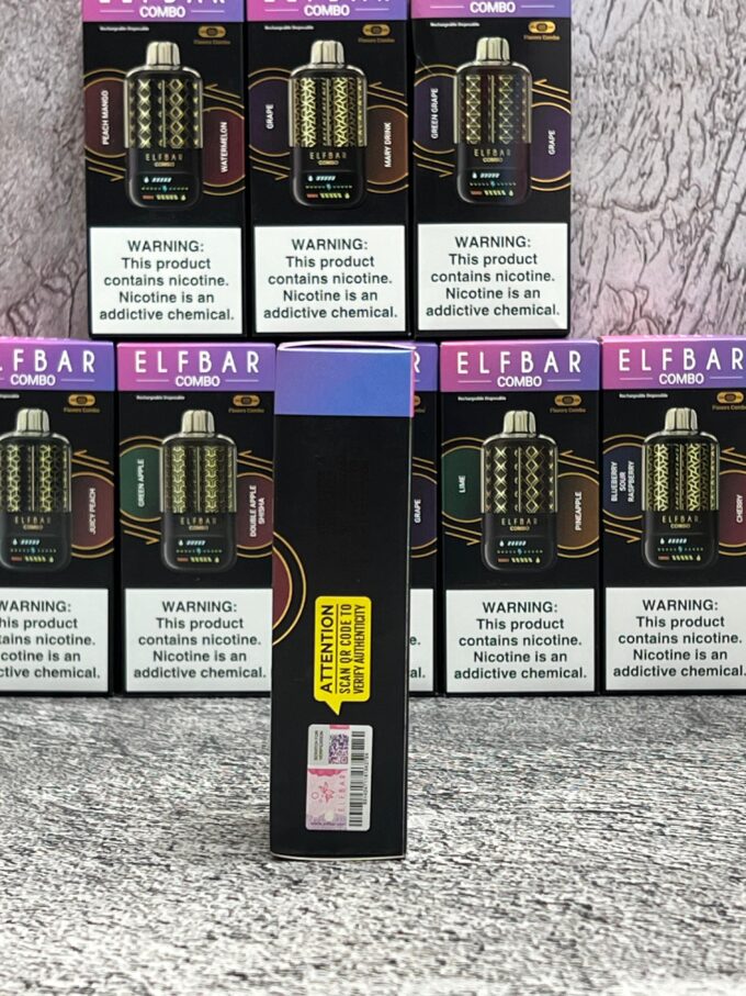 ElfBar Combo 25000 тяг original переключателем на 3 вкуса