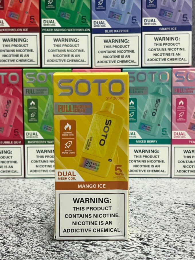 Soto Sip 20000 тяг Original 5% nicotine