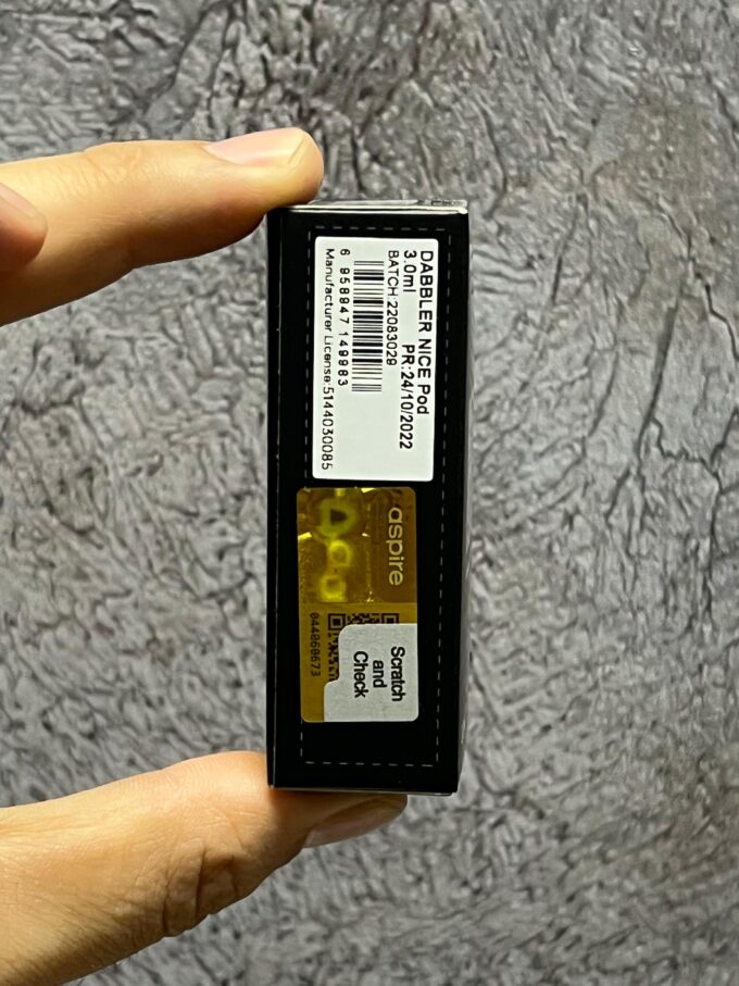 Картридж Dabbler nice 3 ml/0.8 OM (упаковке 2 шт)