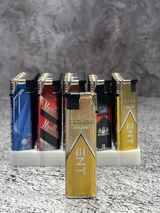 Газовая зажигалка металл турбо Артикул:318