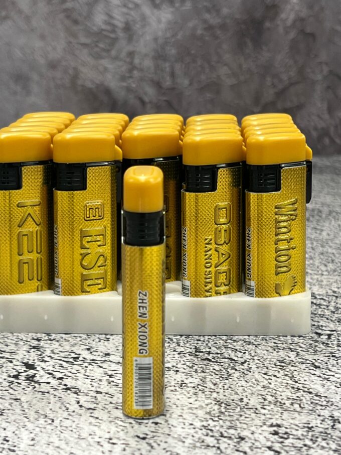 Газовая зажигалка металл турбо (в блоке 50 шт) Артикул:H813T