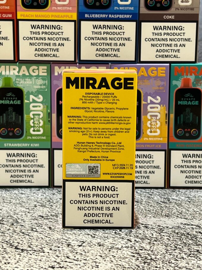 Mirage Ezvape 20000 тяг Original 