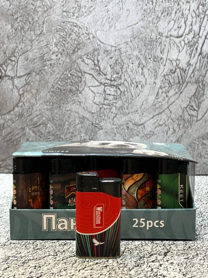Газовая зажигалка турбо (в блоке 25 шт) Артикул:777