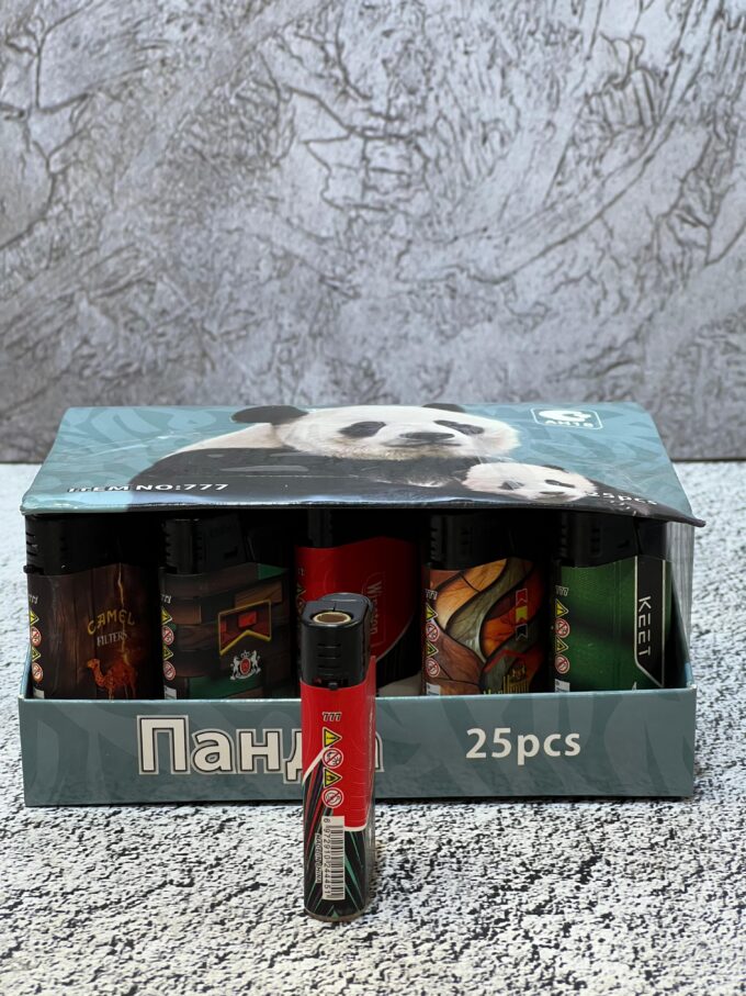 Газовая зажигалка турбо (в блоке 25 шт) Артикул:777