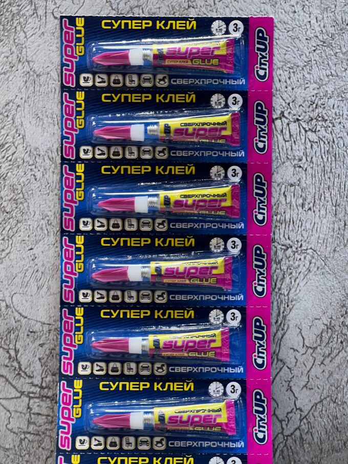 Super Glue City Up 3 гр(в листе 12 шт)